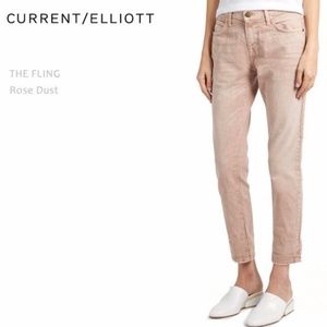 Current Elliott The Fling Jeans in Rose Dust 28